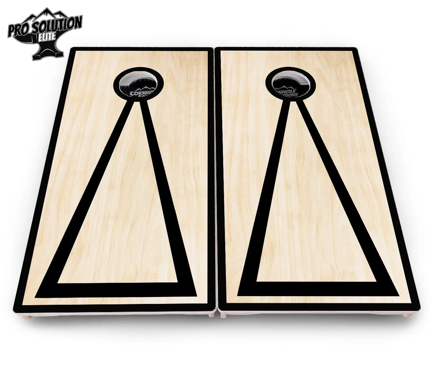 Red/Black Hole Ring Cornhole Boards - Pro Solution Elite Series by Cornhole Solutions, handmade jewelry detail photo 18