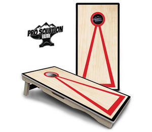 Red/Black Hole Ring Cornhole Boards - Pro Solution Elite Series by Cornhole Solutions, handmade jewelry detail photo 23