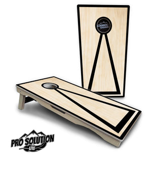 Red/Black Hole Ring Cornhole Boards - Pro Solution Lite Series by Cornhole Solutions, handmade jewelry detail photo 25