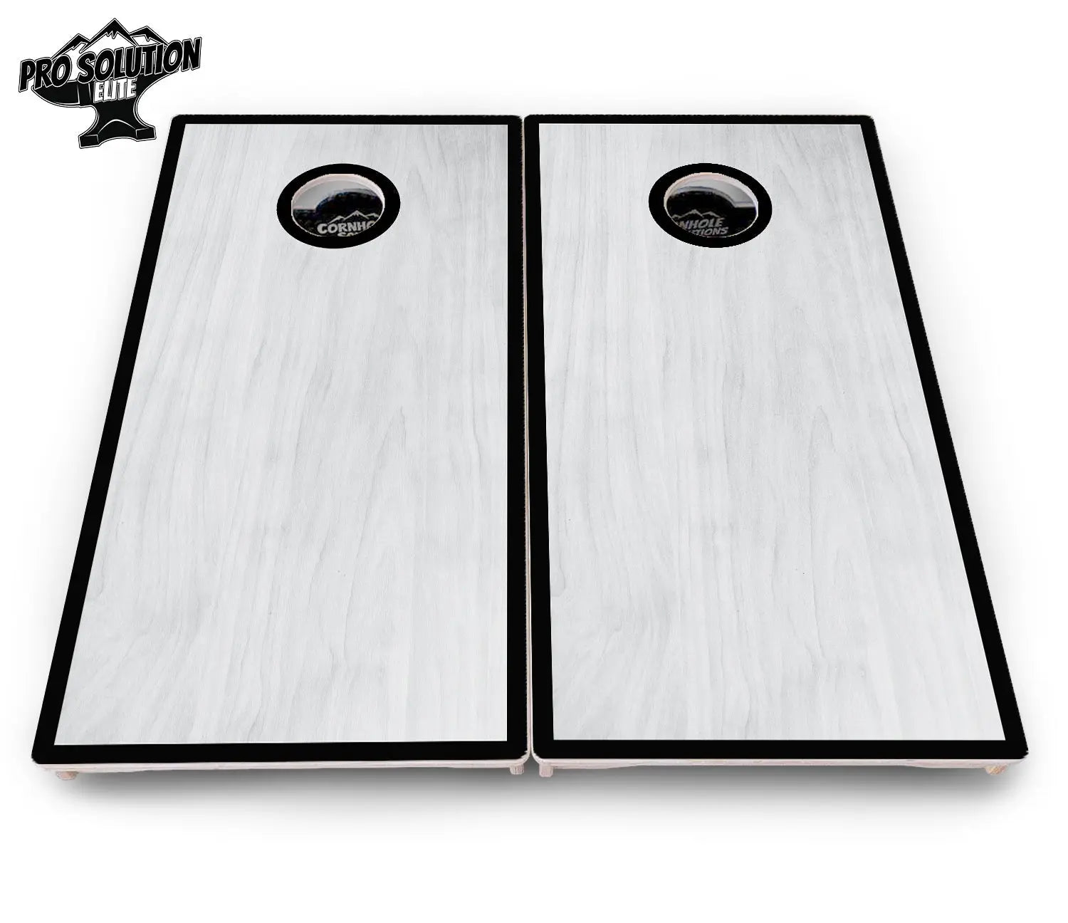Red/Black Hole Ring Grey Wash Cornhole Boards - Pro Solution Elite Series by Cornhole Solutions, handmade jewelry detail photo 16