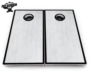 Red/Black Hole Ring Grey Wash Cornhole Boards - Pro Solution Elite Series by Cornhole Solutions, handmade jewelry detail photo 16