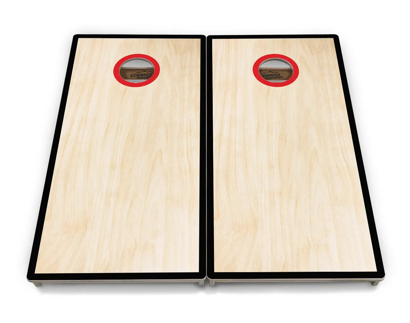 Red Hole Cornhole Boards - Professional Tournament Series by Cornhole Solutions, custom cornhole board detail photo 3