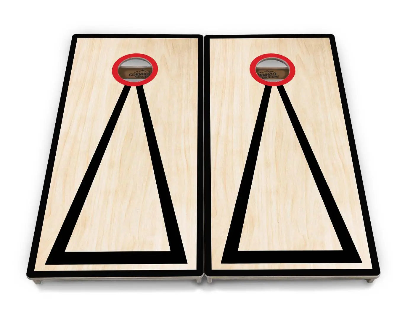 Red Hole Cornhole Boards - Professional Tournament Series by Cornhole Solutions, custom cornhole board detail photo 4