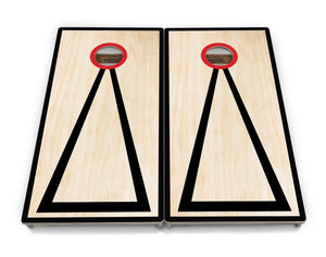 Red Hole Cornhole Boards - Professional Tournament Series by Cornhole Solutions, custom cornhole board detail photo 4