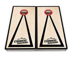 Red Hole Cornhole Boards - Professional Tournament Series by Cornhole Solutions, custom cornhole board detail photo 5