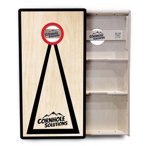 Red Hole Cornhole Boards - Professional Tournament Series by Cornhole Solutions, custom cornhole board detail photo 10