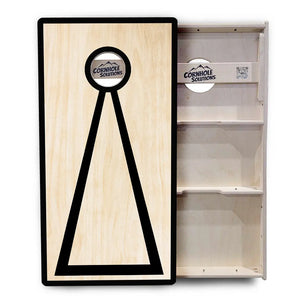 Red Hole Cornhole Boards - Professional Tournament Series by Cornhole Solutions, custom cornhole board detail photo 12