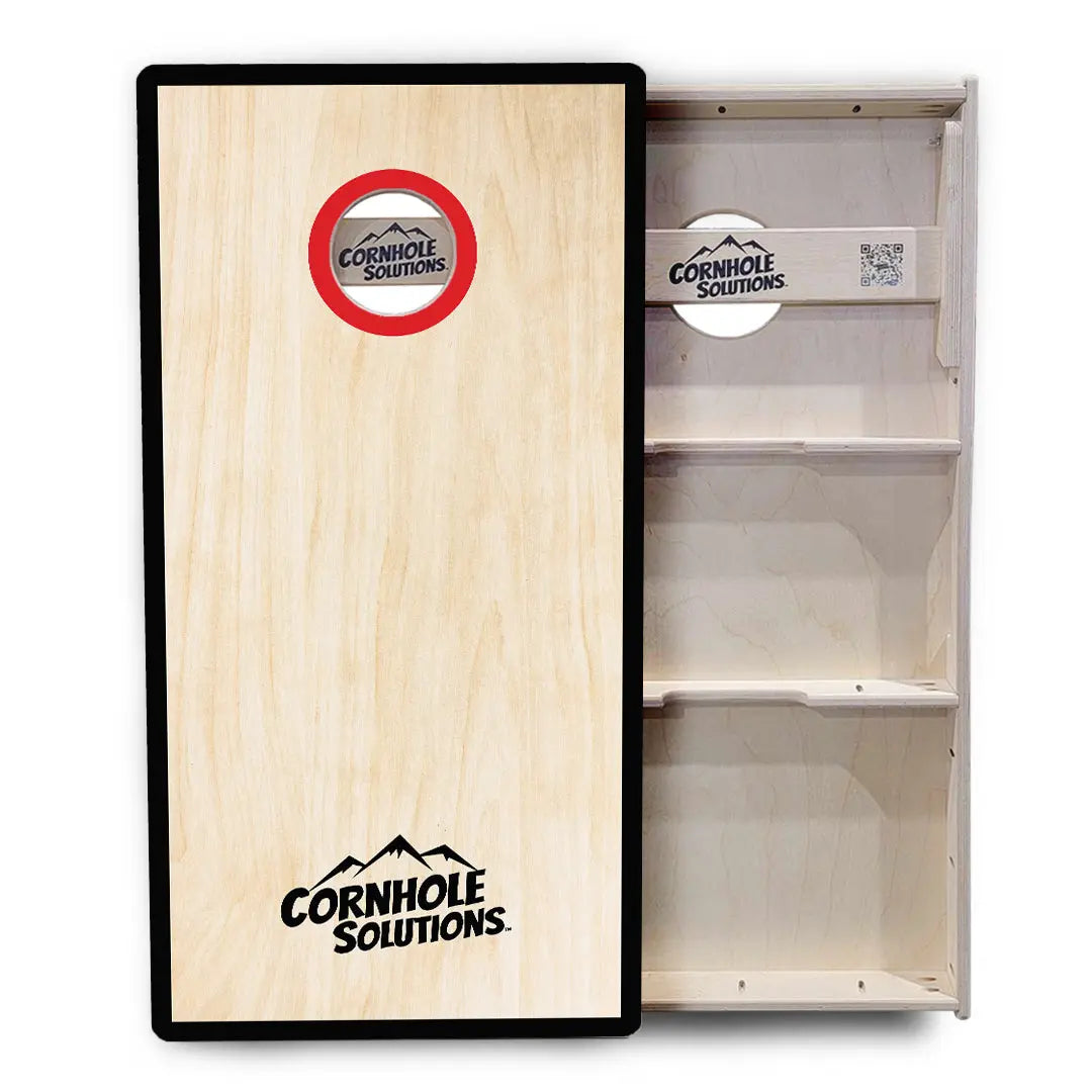 Red Hole Cornhole Boards - Professional Tournament Series by Cornhole Solutions, custom cornhole board detail photo 15
