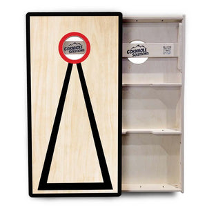 Red Hole Cornhole Boards - Professional Tournament Series by Cornhole Solutions, custom cornhole board detail photo 16