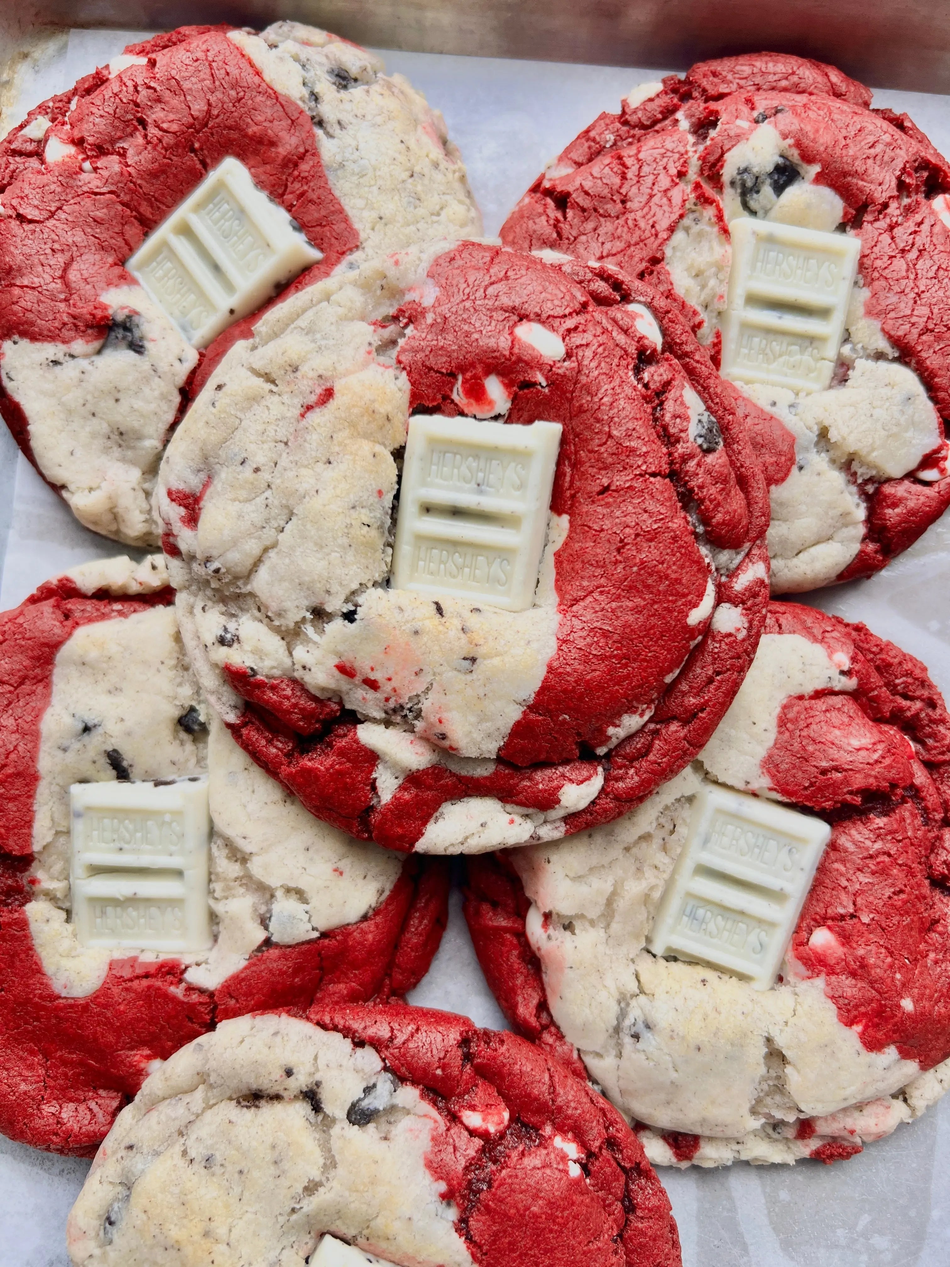 Red Velvet Cookies & Cream by Let's Get Baked Artisan Desserts, cookies main product photo