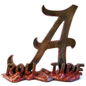 Alabama Crimson Tide Cast Bronze A Sculpture alternate view 4