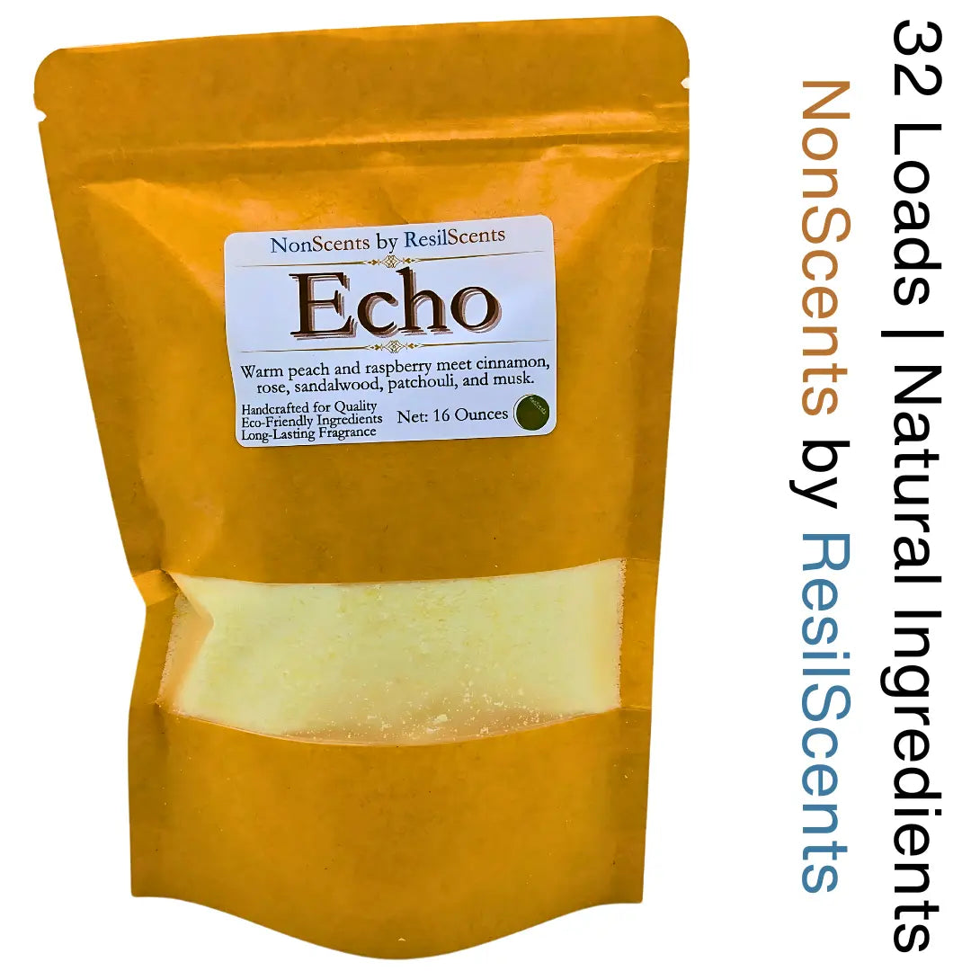 Echo™ Laundry Detergent | Bold Clean Confidence – ResilScents™ by ResilScents, scented candle detail photo 2