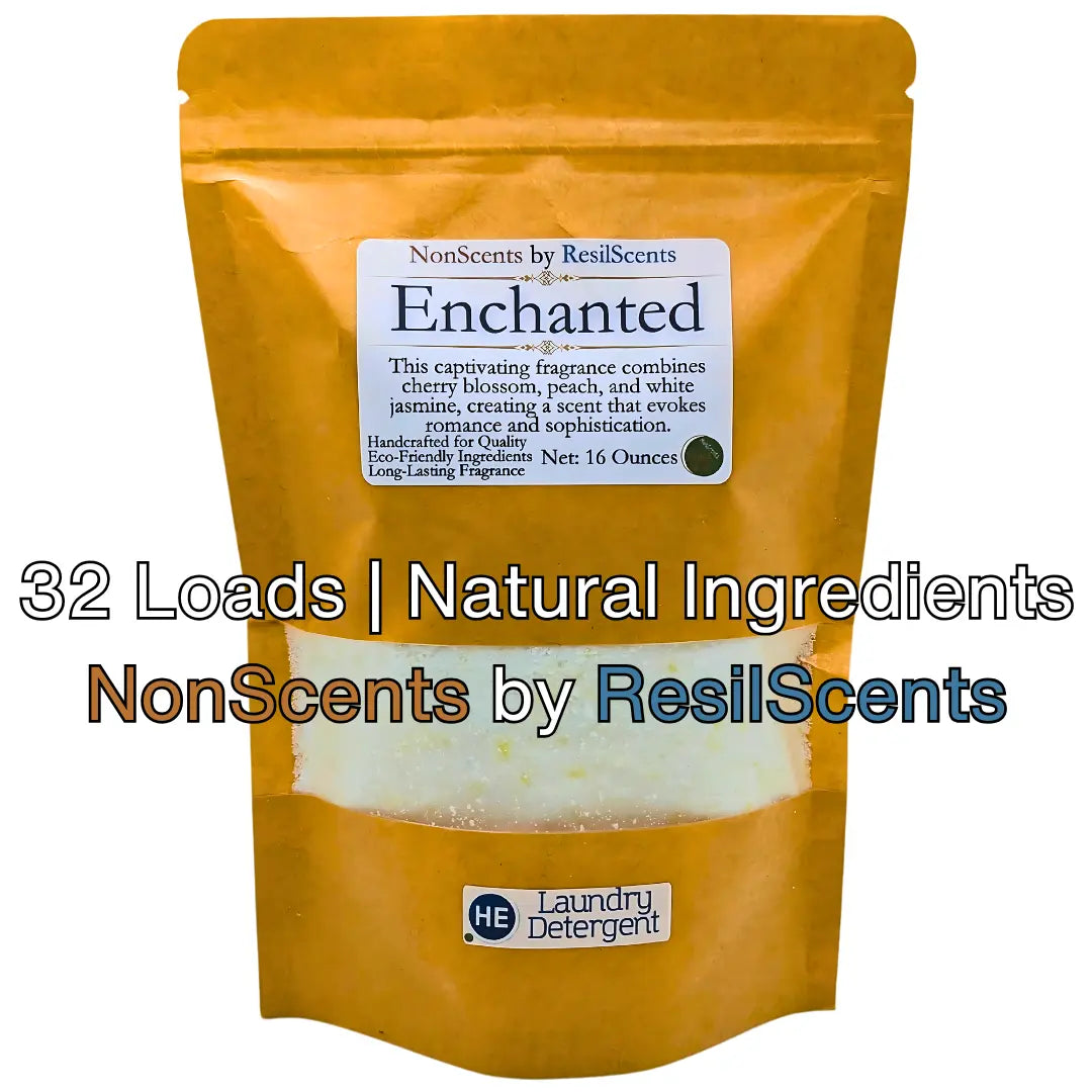 Enchanted™ Laundry Detergent – Enchanted™ | Soft Romantic Clean – ResilScents™ by ResilScents, scented candle detail photo 2