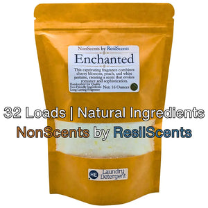 Enchanted™ Laundry Detergent – Enchanted™ | Soft Romantic Clean – ResilScents™ by ResilScents, scented candle detail photo 2