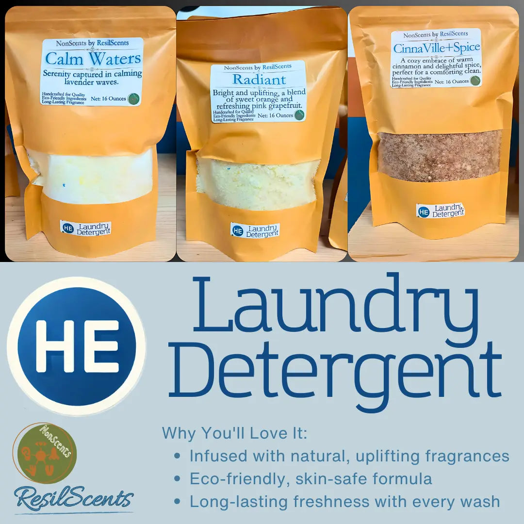 Enchanted™ Laundry Detergent – Enchanted™ | Soft Romantic Clean – ResilScents™ by ResilScents, scented candle detail photo 6