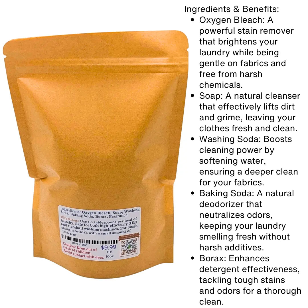 Happy Heart™ Laundry Detergent | Bright Clean Joy – ResilScents™ by ResilScents, scented candle detail photo 3