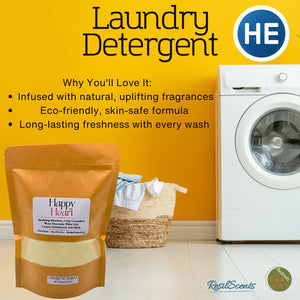 Happy Heart™ Laundry Detergent | Bright Clean Joy – ResilScents™ by ResilScents, scented candle detail photo 6