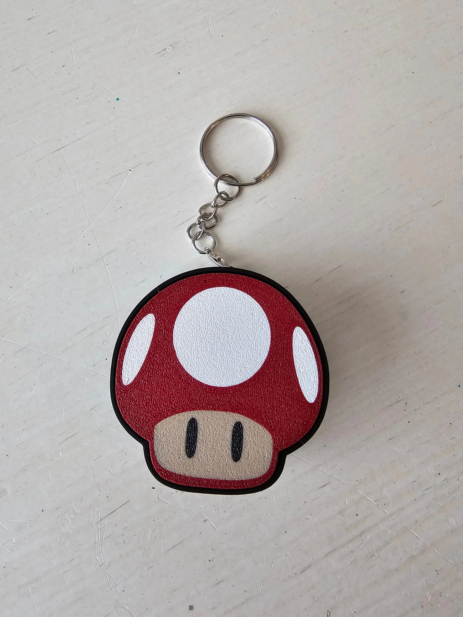 The Tween Space Retro Mushroom Fidget Clicker Keychain | 3D Printed by The Tween Space, paper gift detail photo 2