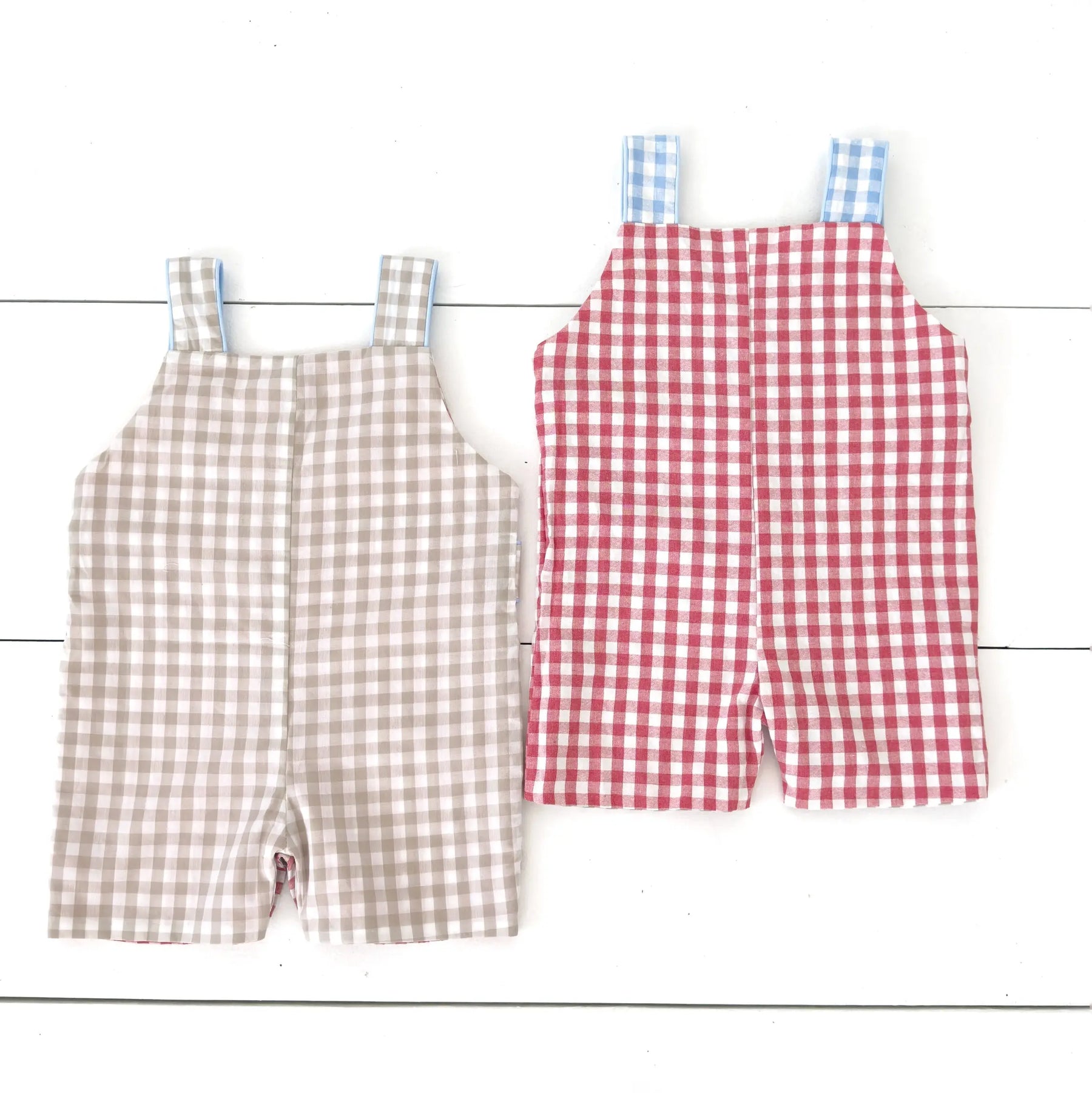 Reversible Tractor / Little Blue Farm Truck Jon Jon by Seven Lantern Lane, children's boutique clothing detail photo 13