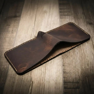 Rio Grande Bifold Wallet by Bull Sheath Leather, handmade leather goods detail photo 9