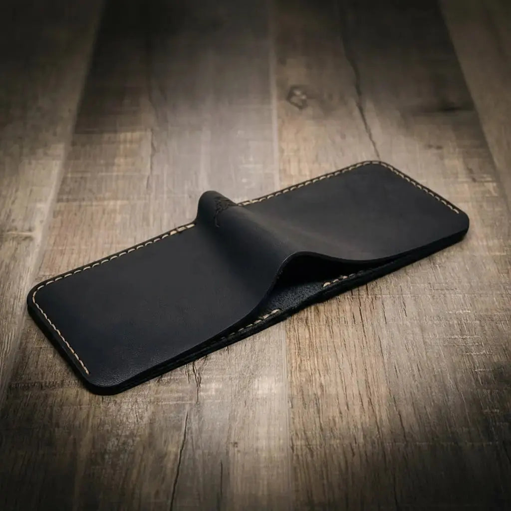 Rio Grande Bifold Wallet by Bull Sheath Leather, handmade leather goods detail photo 17