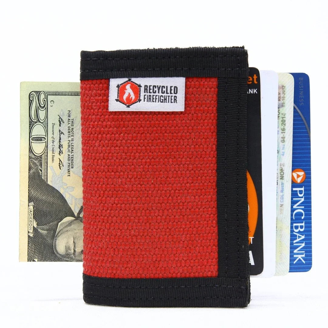 Rookie Wallet - Firehose Edition detail view by Recycled Firefighter