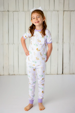 Round & Round We Go Organic Cotton Pajamas by Nola Tawk, Southern food gift detail photo 5