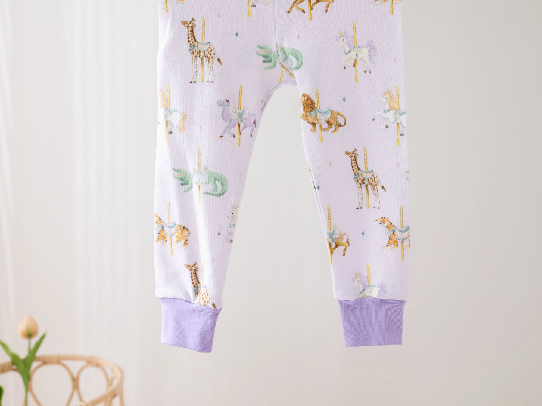 Round & Round We Go Organic Cotton Pajamas by Nola Tawk, Southern food gift detail photo 9