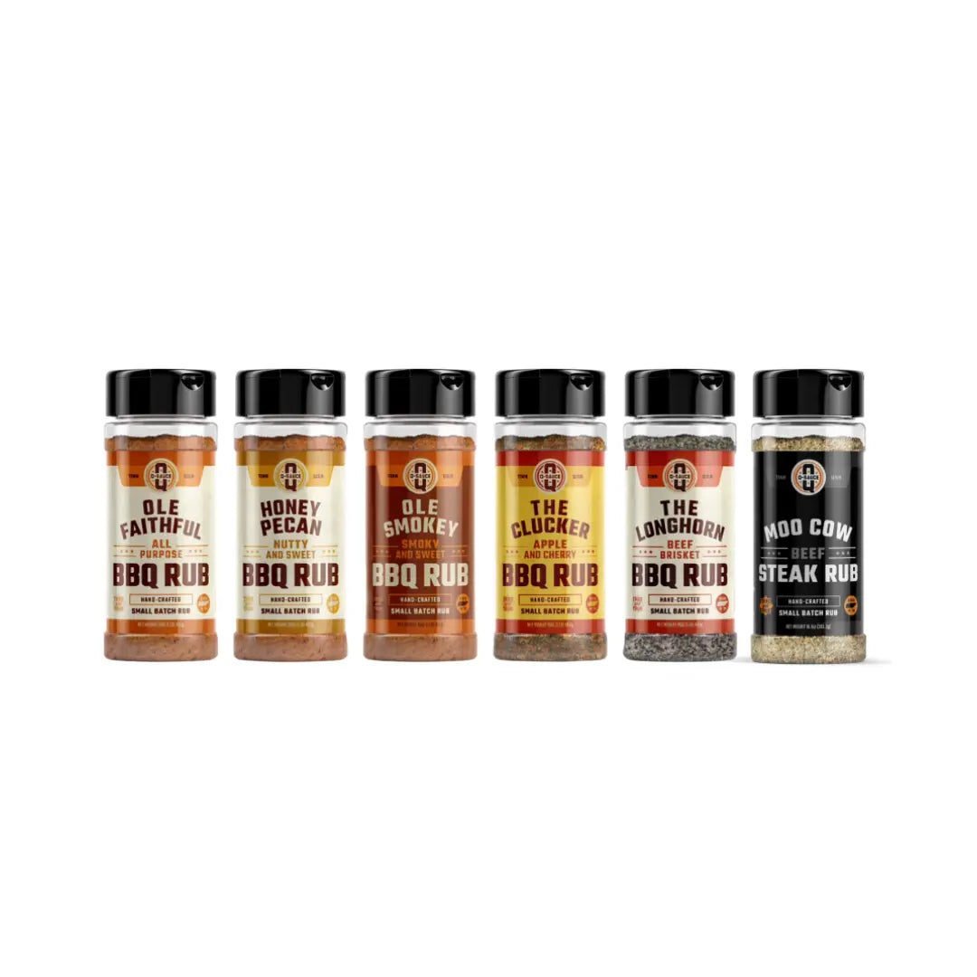 Rub Sampler by Q Sauce, Southern food gift main product photo