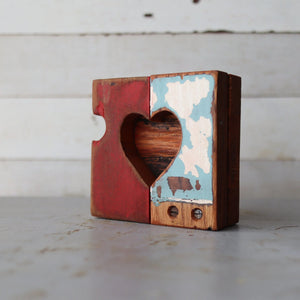 Rustic Heart Tiles by Dennehey Design Co., gift giving detail photo 15