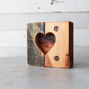 Rustic Heart Tiles by Dennehey Design Co., gift giving detail photo 19