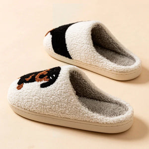 Women's Dachshund Dog Slippers — Cute Cartoon Indoor Comfort House Shoes by The Mississippi Mermaid Mercantile - view 4