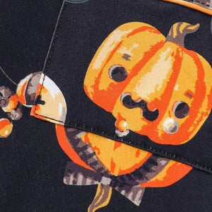 Halloween Ghost & Pumpkin Women's Pajama Set — Short Sleeve Top & Shorts by The Mississippi Mermaid Mercantile - view 4