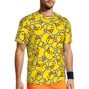 Yellow Duck Graphic T-Shirt — Vintage Funny Animal Tee for Women & Men by The Mississippi Mermaid Mercantile - view 5