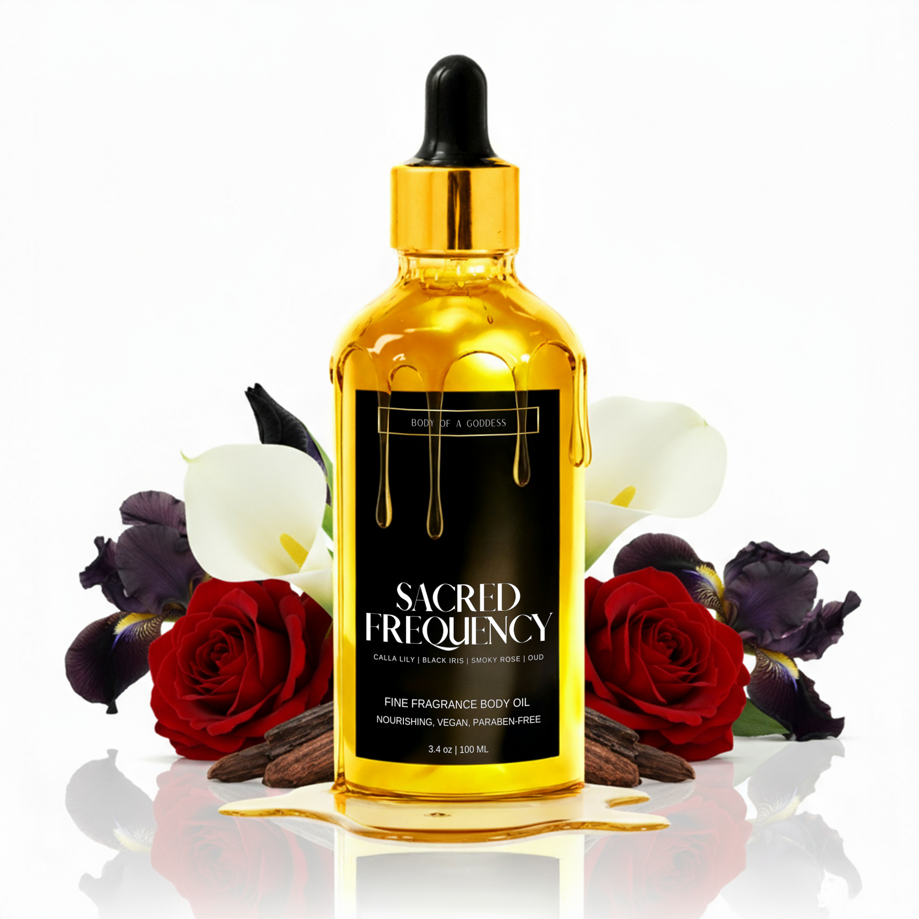 SACRED FREQUENCY BODY OIL by Body of a Goddess