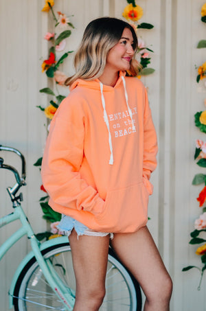Mentally On The Beach Hoodie by Southern Bliss Company, Southern lifestyle apparel detail photo 8