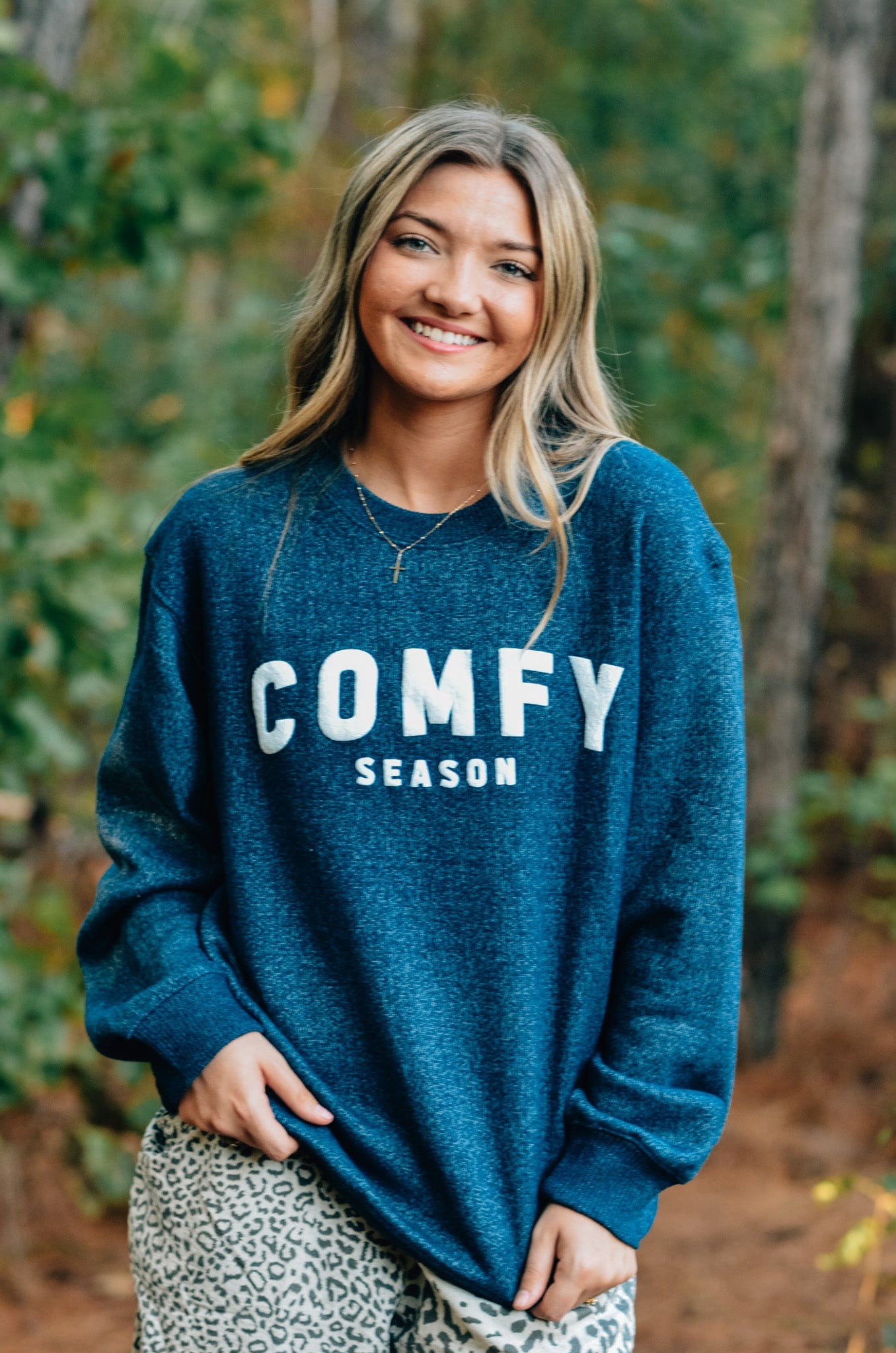 Comfy Season Knit Sweatshirt by Southern Bliss Company
