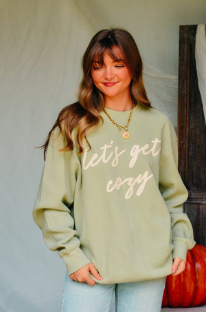 Let’s Get Cozy Waffle knit sweater