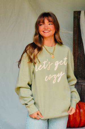 Let’s Get Cozy Waffle knit sweater