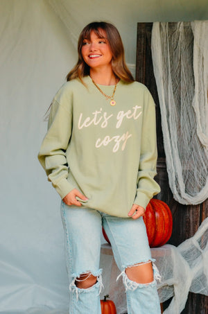 Let’s Get Cozy Waffle knit sweater