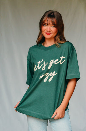 Let's Get Cozy Boxy Tee
