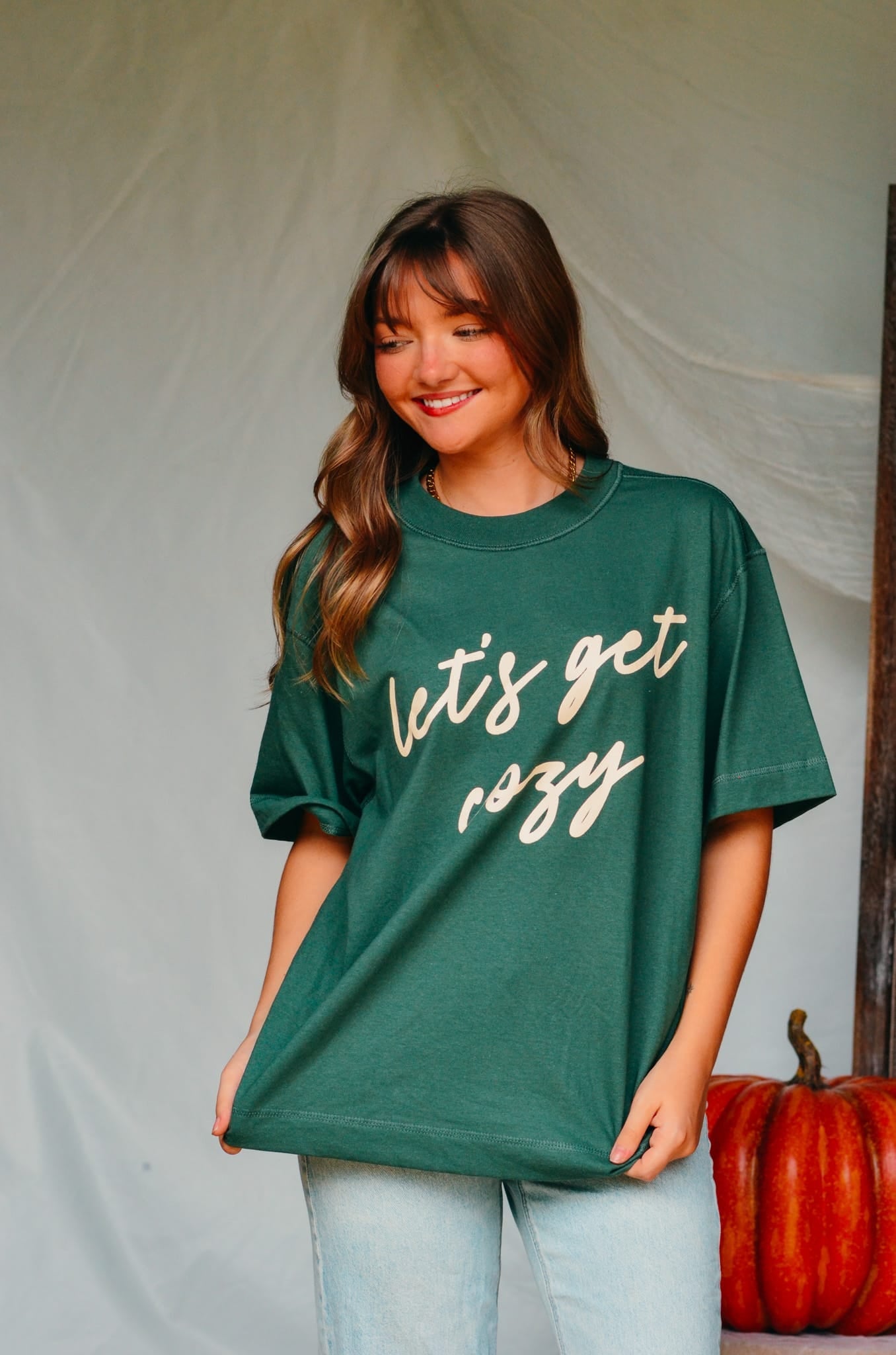 Let's Get Cozy Boxy Tee