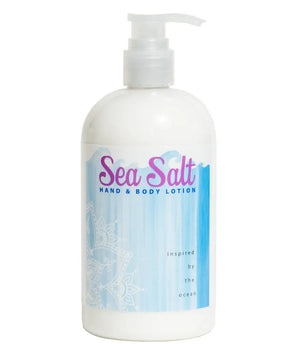 SEA SALT HAND & BODY LOTION 16 oz or 2 oz by Essential Journeys, Southern food gift detail photo 2