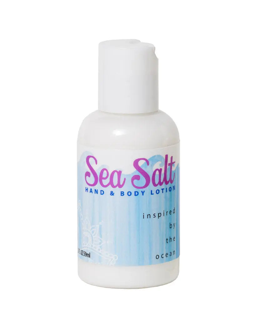 SEA SALT HAND & BODY LOTION 16 oz or 2 oz by Essential Journeys, Southern food gift detail photo 7