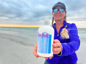 SEA SALT HAND & BODY LOTION 16 oz or 2 oz by Essential Journeys, Southern food gift detail photo 11