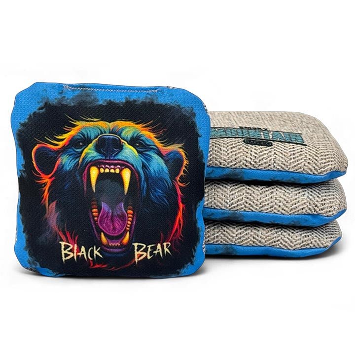 Smoky Mountain Bag Co – PRO Cornhole Bags - Set of 4 - Black Bear Series