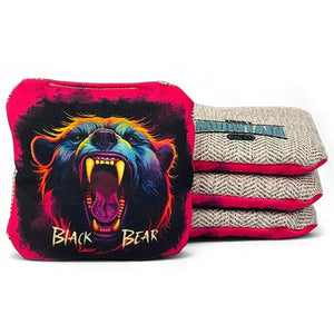 Smoky Mountain Bag Co – PRO Cornhole Bags - Set of 4 - Black Bear Series