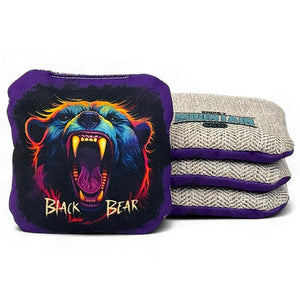 Smoky Mountain Bag Co – PRO Cornhole Bags - Set of 4 - Black Bear Series