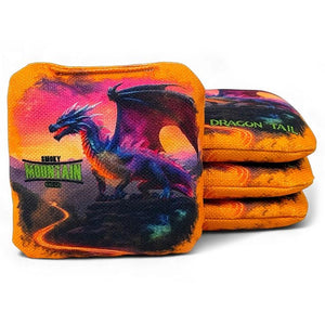 Smoky Mountain Bag Co – PRO Cornhole Bags - Set of 4 - Dragon Tail Series