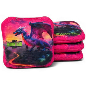 Smoky Mountain Bag Co – PRO Cornhole Bags - Set of 4 - Dragon Tail Series